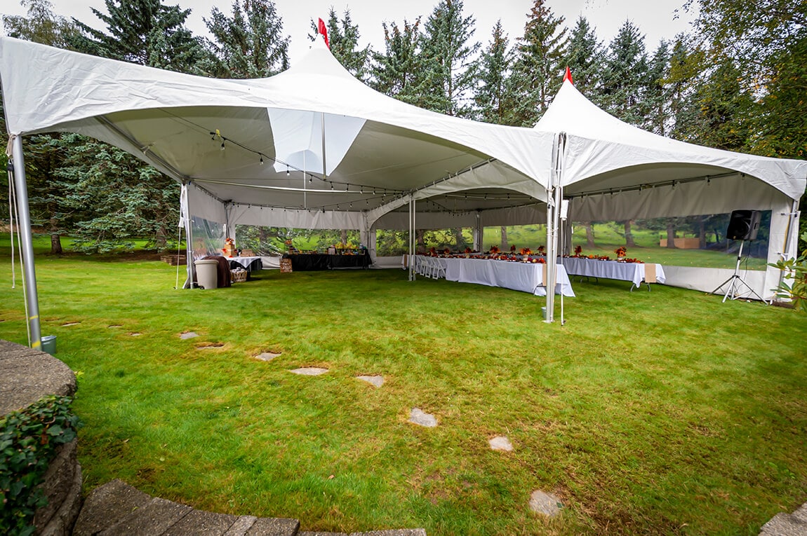 Large wedding event party tents available for rent
