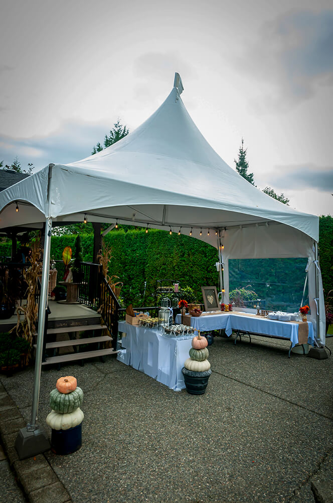 White event tent rental